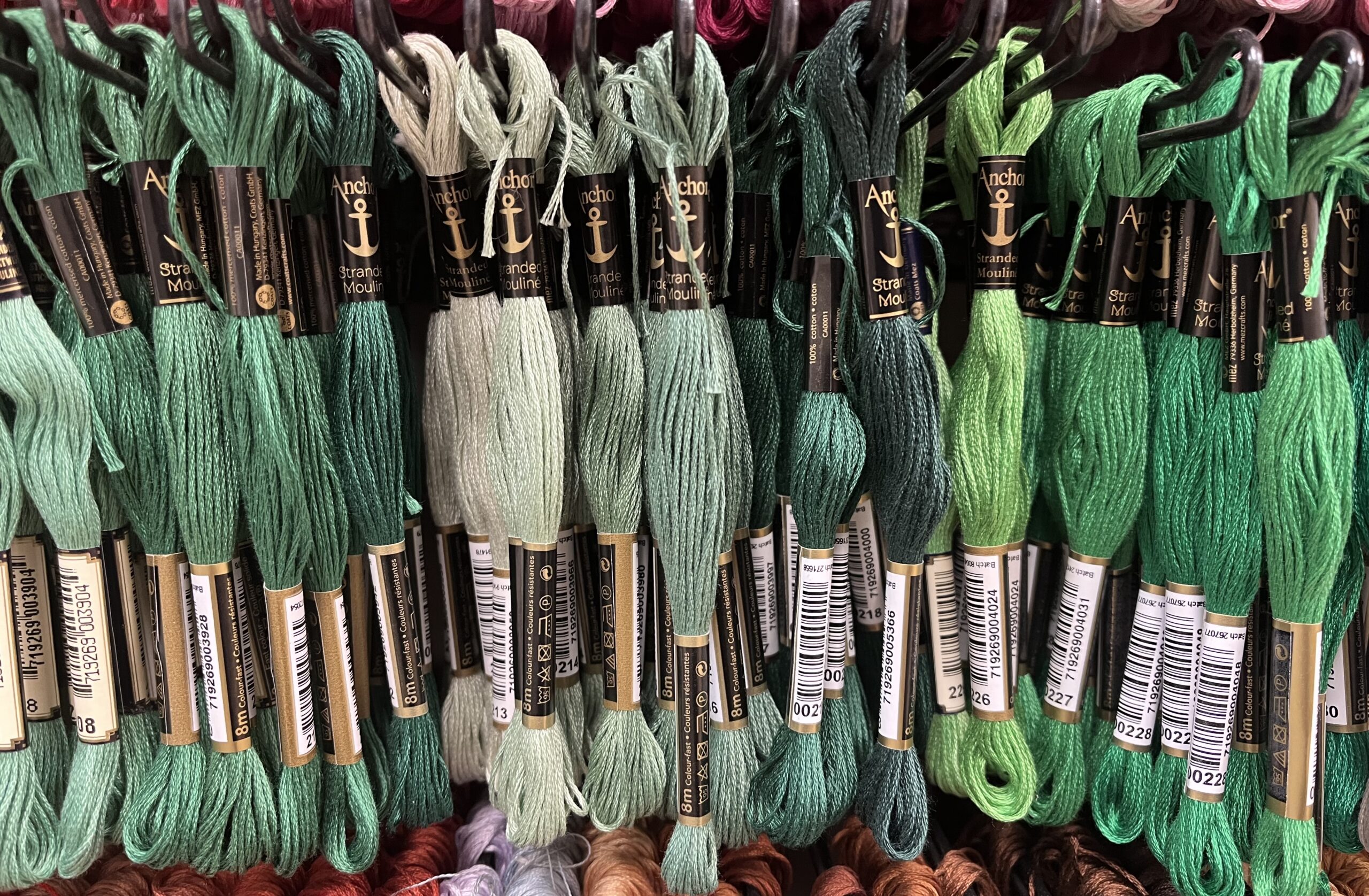 Green Anchor Stranded Cottons