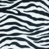 Zebra print fleece material uk