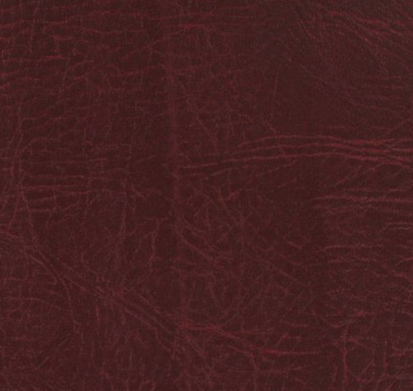 Dark Red Leatherette.