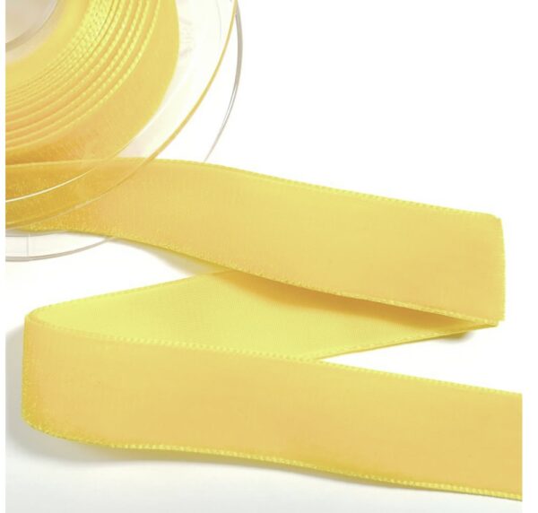 Yellow Velvet Ribbon 10 metres Clearance