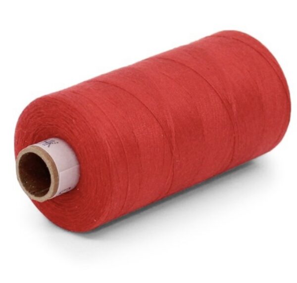 Red 1000yd polyester sewing thread