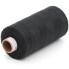 Black 1000yd polyester sewing thread