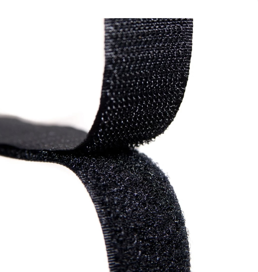 Black 20mm Stick & Sew (hook & Loop) 