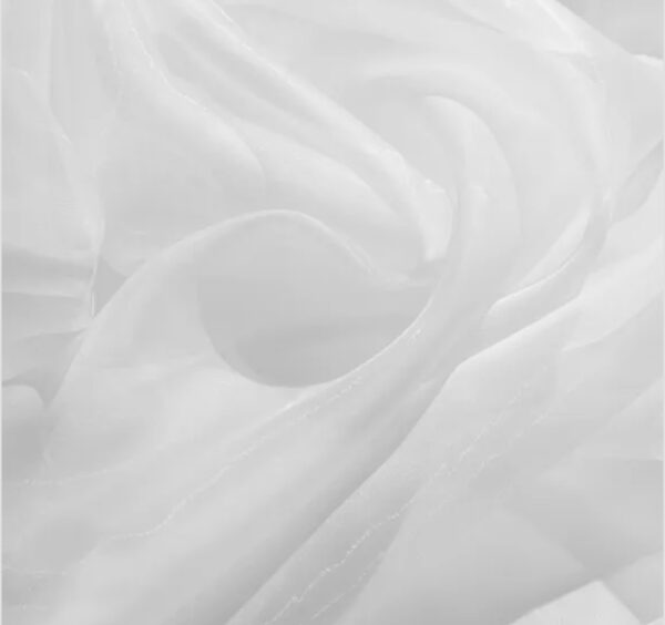 Organza White Fabric