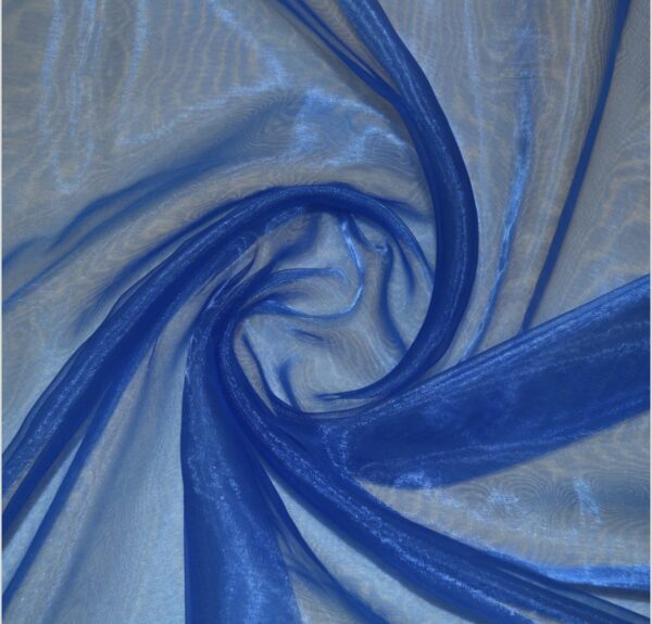 Blue Organza Material