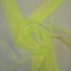 Fluorescent Yellow Organza Material