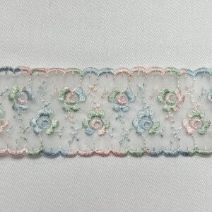 Nylon flower lace trim