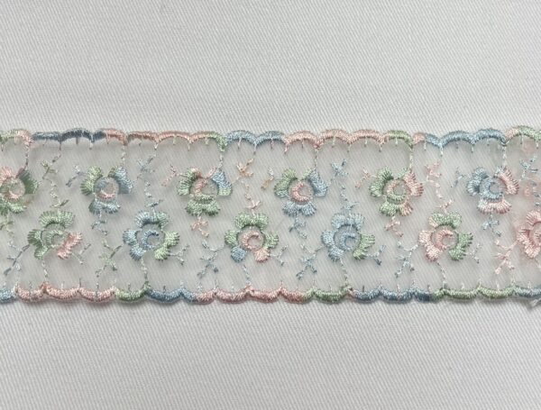 Nylon flower lace trim