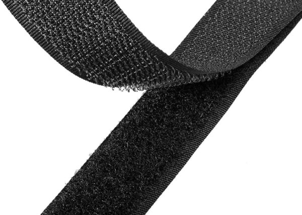 Black sew on 20mm Velcro