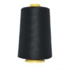 Black 5000yds overlocker cotton thread