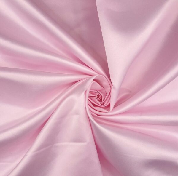 Duchess Satin Baby Pink Fabric