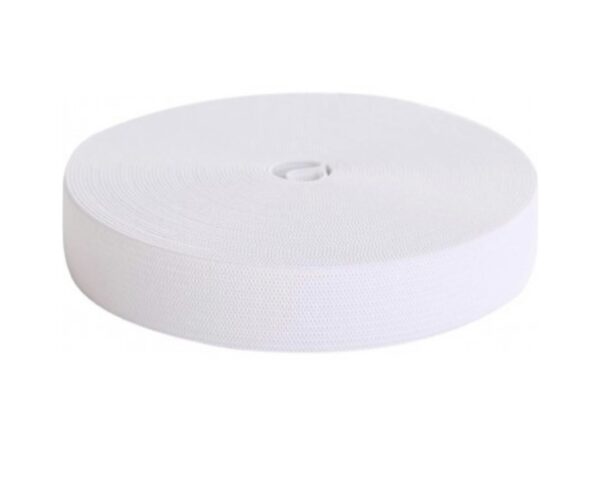 White Woven 3/4" 19mm Elastic online