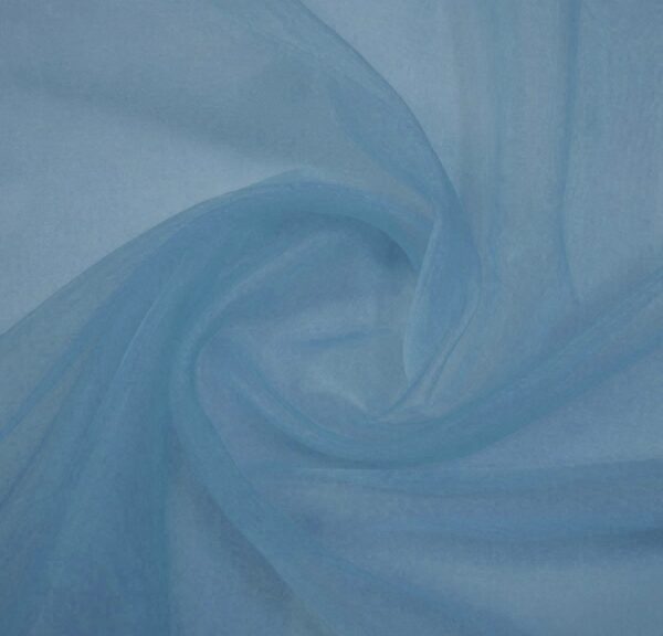 Sky Blue Organza Fabric