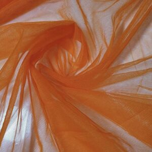 Orange Organza Fabric