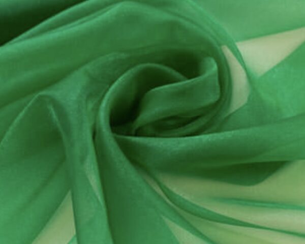 Green Organza Fabric