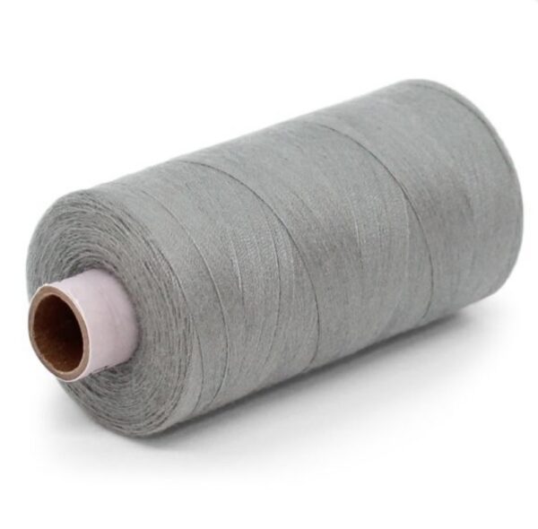 Light grey 1000yd polyester sewing thread