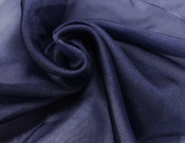 Navy Organza Material