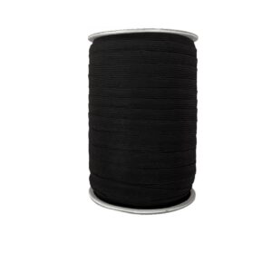 Haberdashery Black 1/2" 12mm Elastic