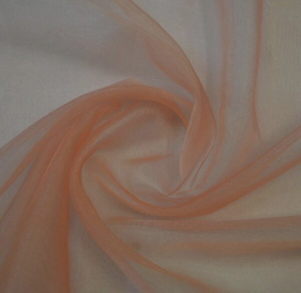 Peach Organza Material Online