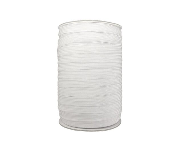 1/2" White elastic