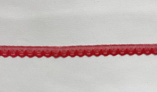 Red Nylon Lace Trim10mm