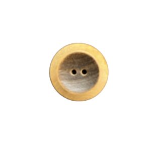 Wooden Round Button Dark Middle 35mm