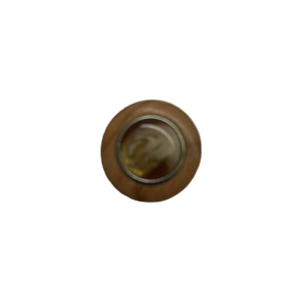 Wooden Round Button with resin middle 22mm