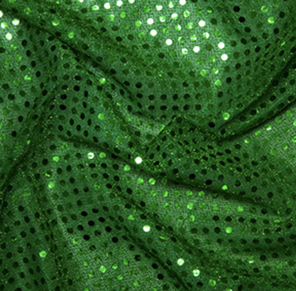 3A10FF6F-A052-49CA-9D0F-5619DAEFB7F7 Emerald 3mm Sequin Fabric