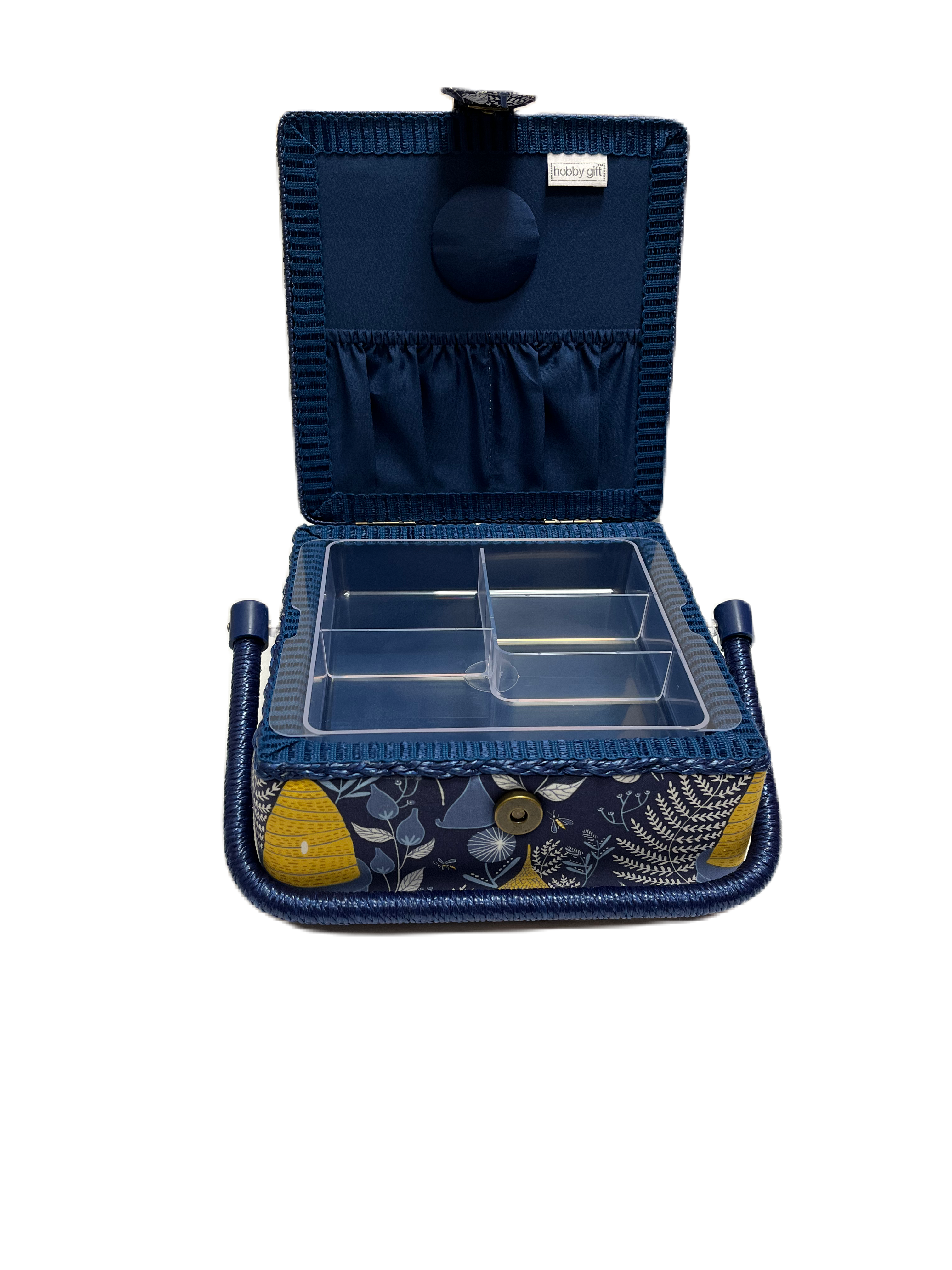 Plant & Beehive Pattern Hobby Gift Sewing Box Online