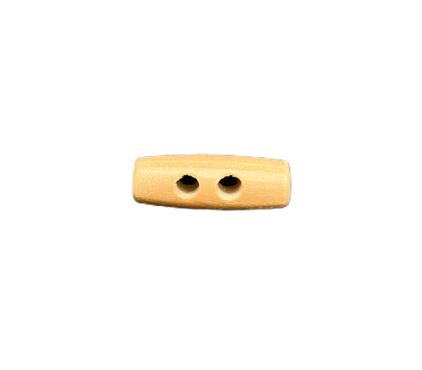 Wooden Toggle 2 Hole 35mm