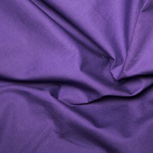 Purple 100% Cotton Poplin Fabric