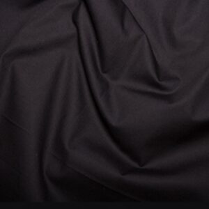 Black 100% Cotton Poplin Fabric