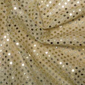 Gold 3mm Sequin Fabric