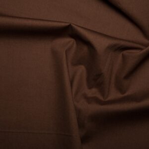 Brown 100% Cotton Poplin Fabric