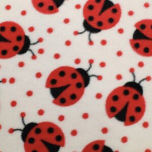 Fleece Fabric (Ladybird)