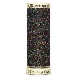 Multi Coloured 50m Gutermann Metallic Thread 71