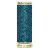 Turquoise 50m Gutermann Metallic Thread 483