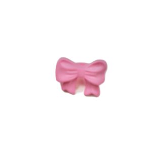 Pink bow novelty buttons