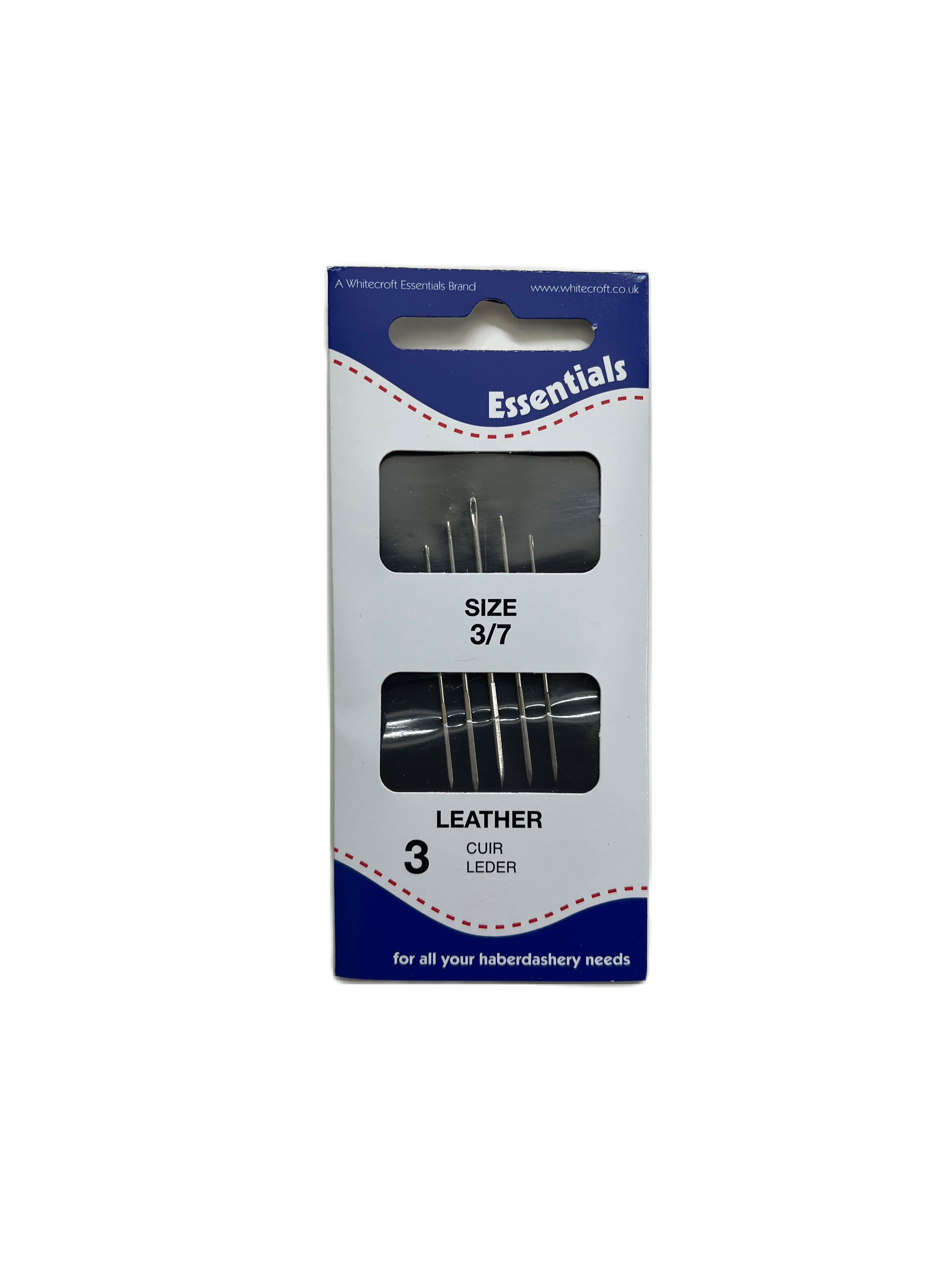 5 Leather Hand Sewing Needles Size 3/7 5 Leather Hand Sewing Needles Size 3/7