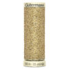 Gold 50m Gutermann Metallic Thread 24