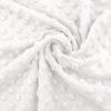 White minky fleece fabric UK