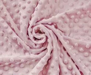 Pink Minky Fleece Fabric UK