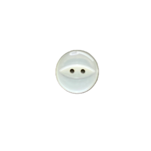 Clear white fish eye buttons