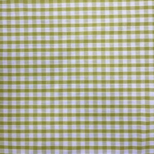 Green Gingham 1/4" Pattern Fabric