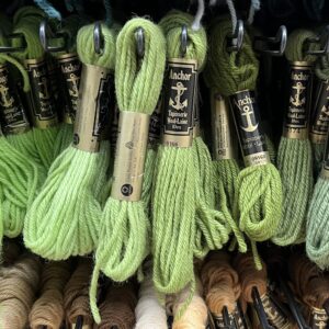 Green Anchor Tapestry Wool