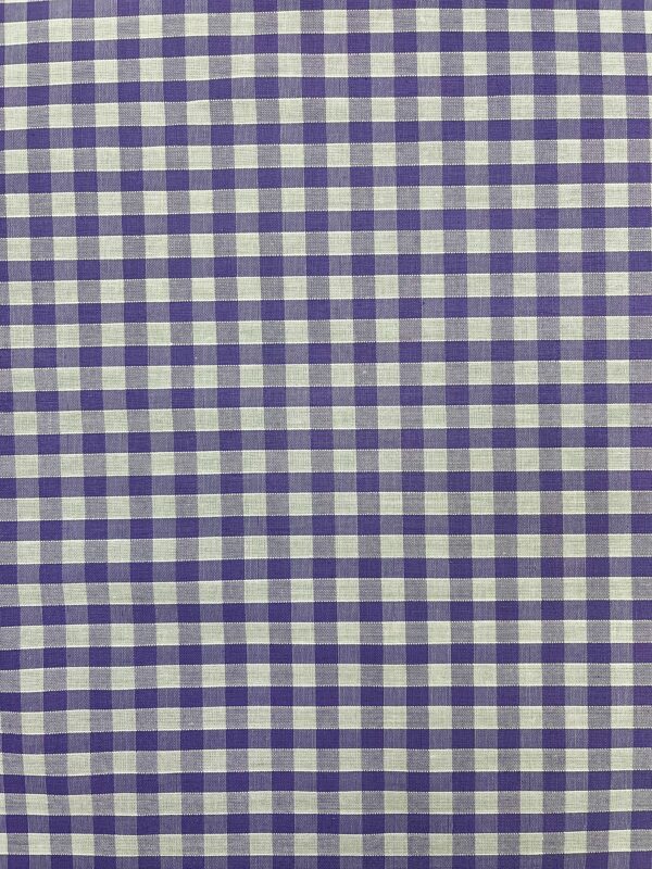 Lilac Gingham 1/4" Pattern Fabric