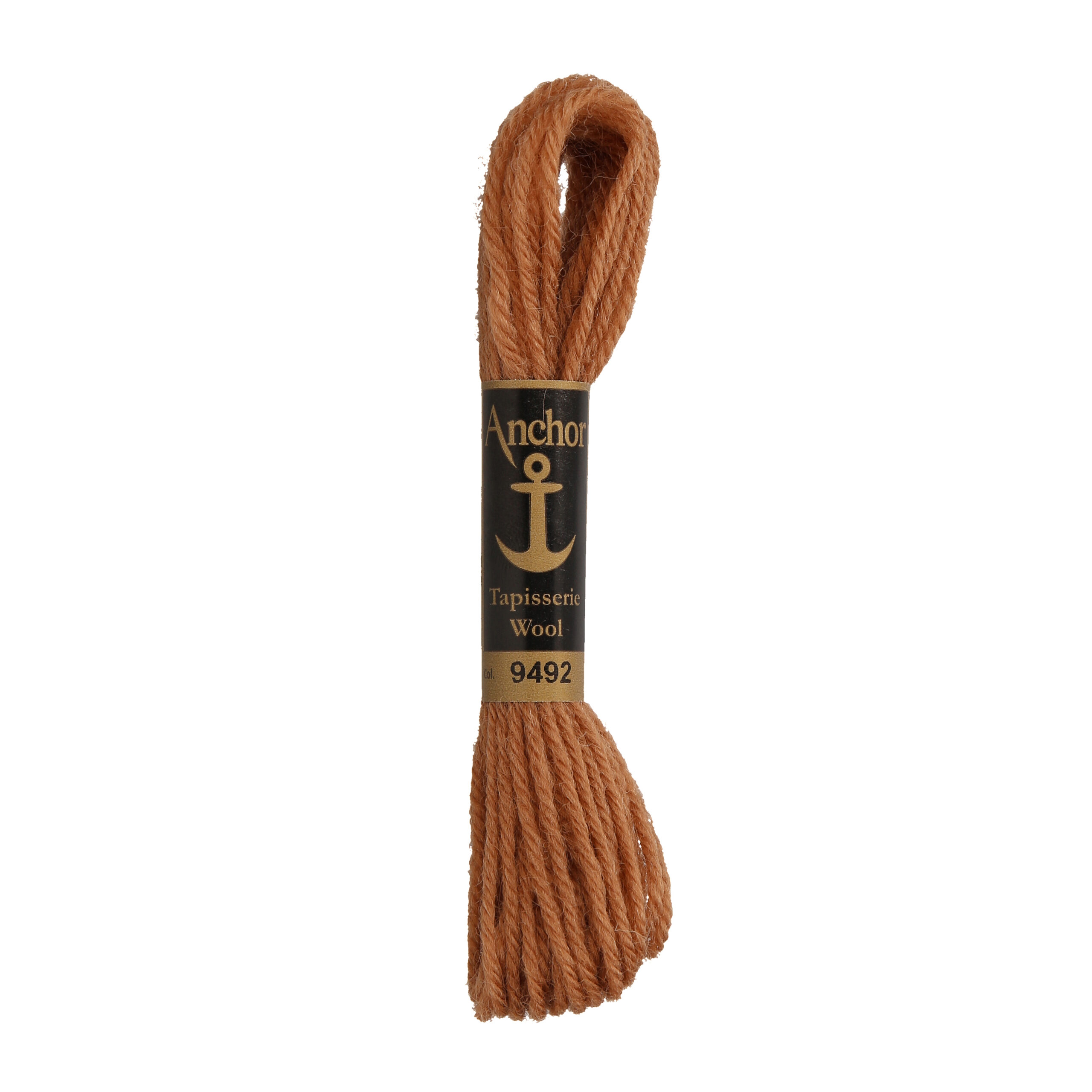 Brown Anchor tapestry wool