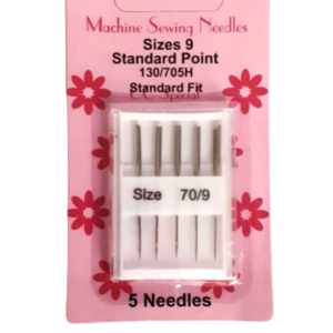 5 Sewing Machine Needles Size 9 (130/705H)