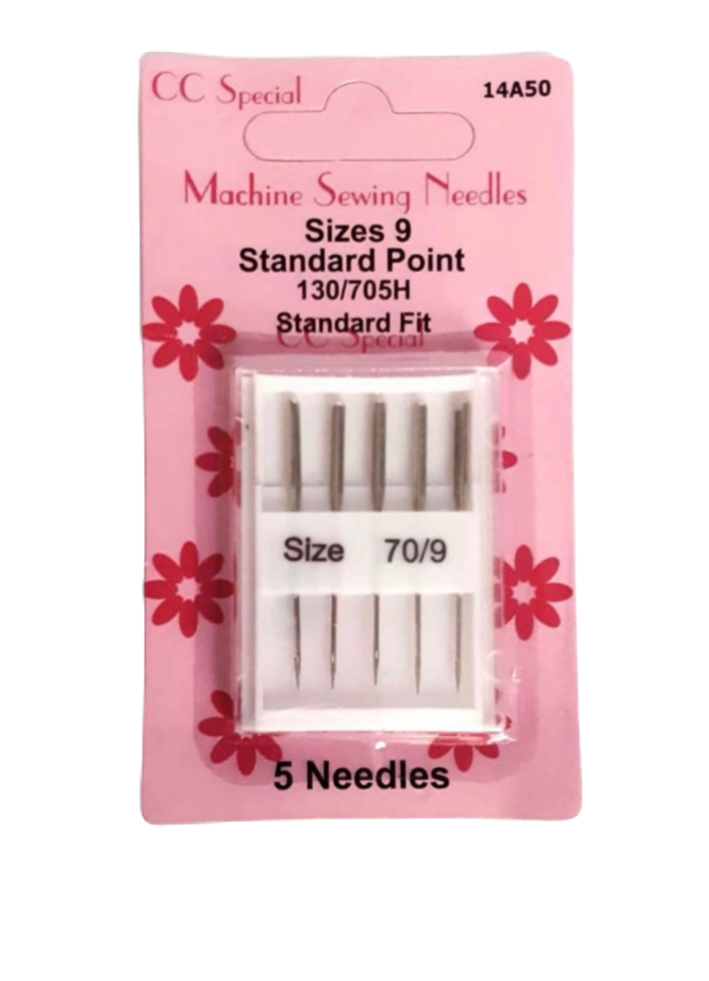 5 Sewing Machine Needles Size 9 (130/705H)