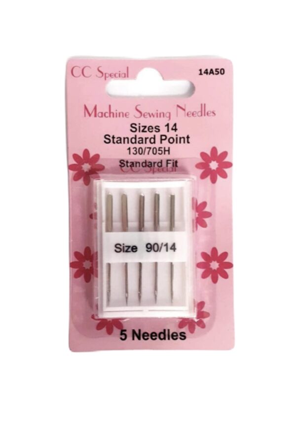 5 Sewing Machine Needles Size 14 (130/705H)